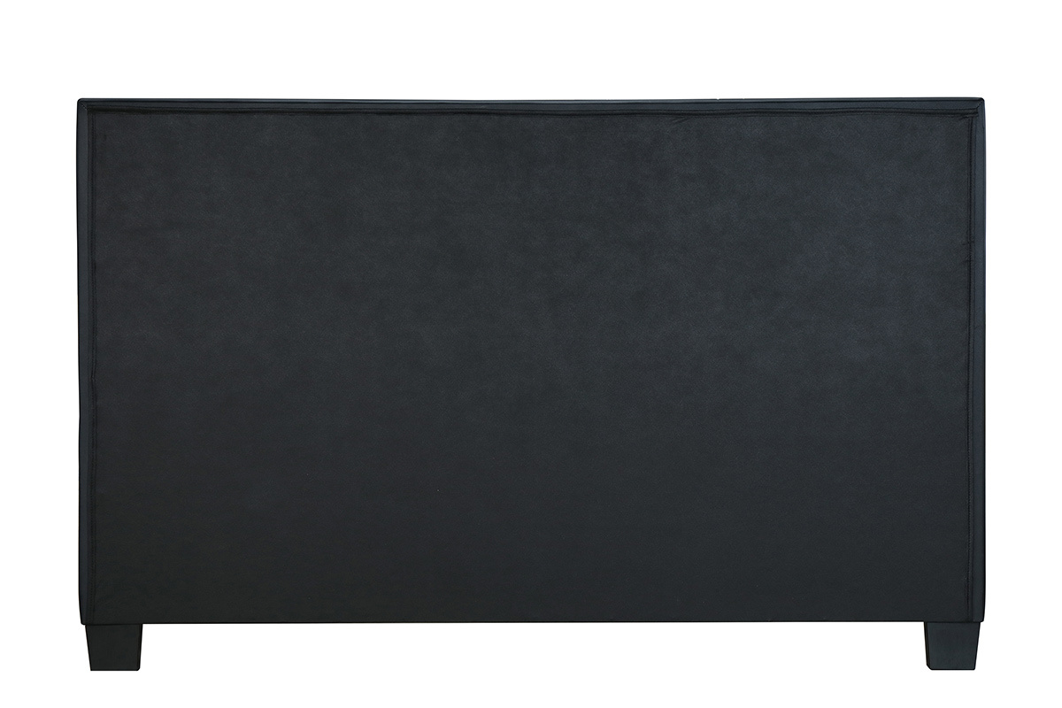 Cama dos plazas 160*200 negra KINGLEY