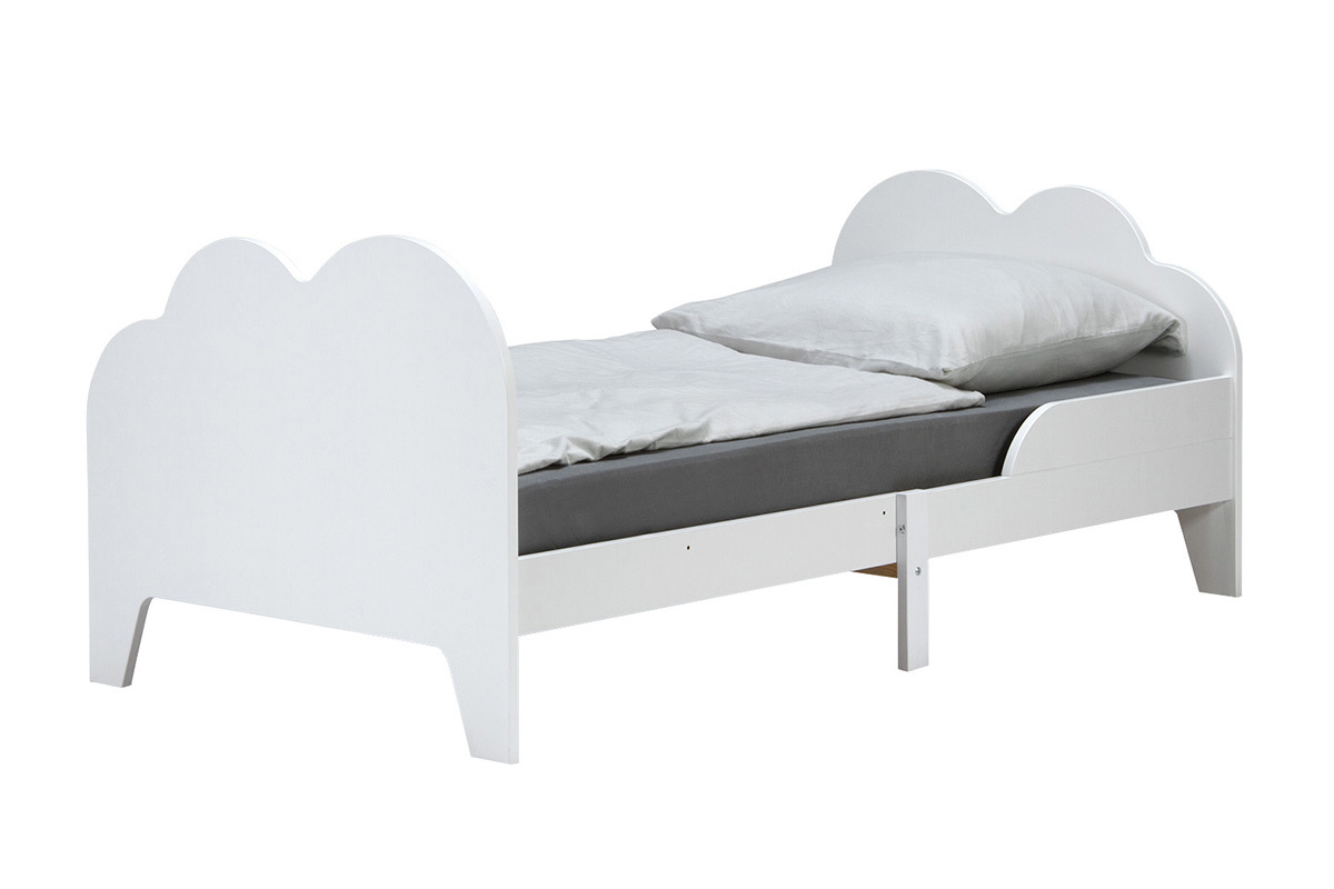Cama infantil evolutiva nube color blanco AERO