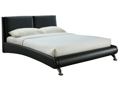 Cama matrimonial 160*200 negra JOAO