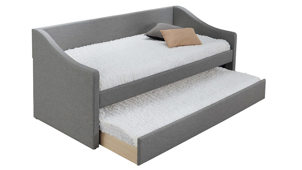 Cama nido 190x90cm gris claro BEKKER