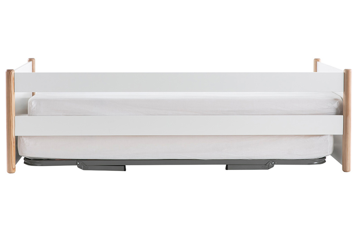 Cama nido blanco y madera 90 cm SIAMOI