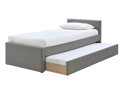 Cama nido infantil 90 × 195 cm tela gris MACCO