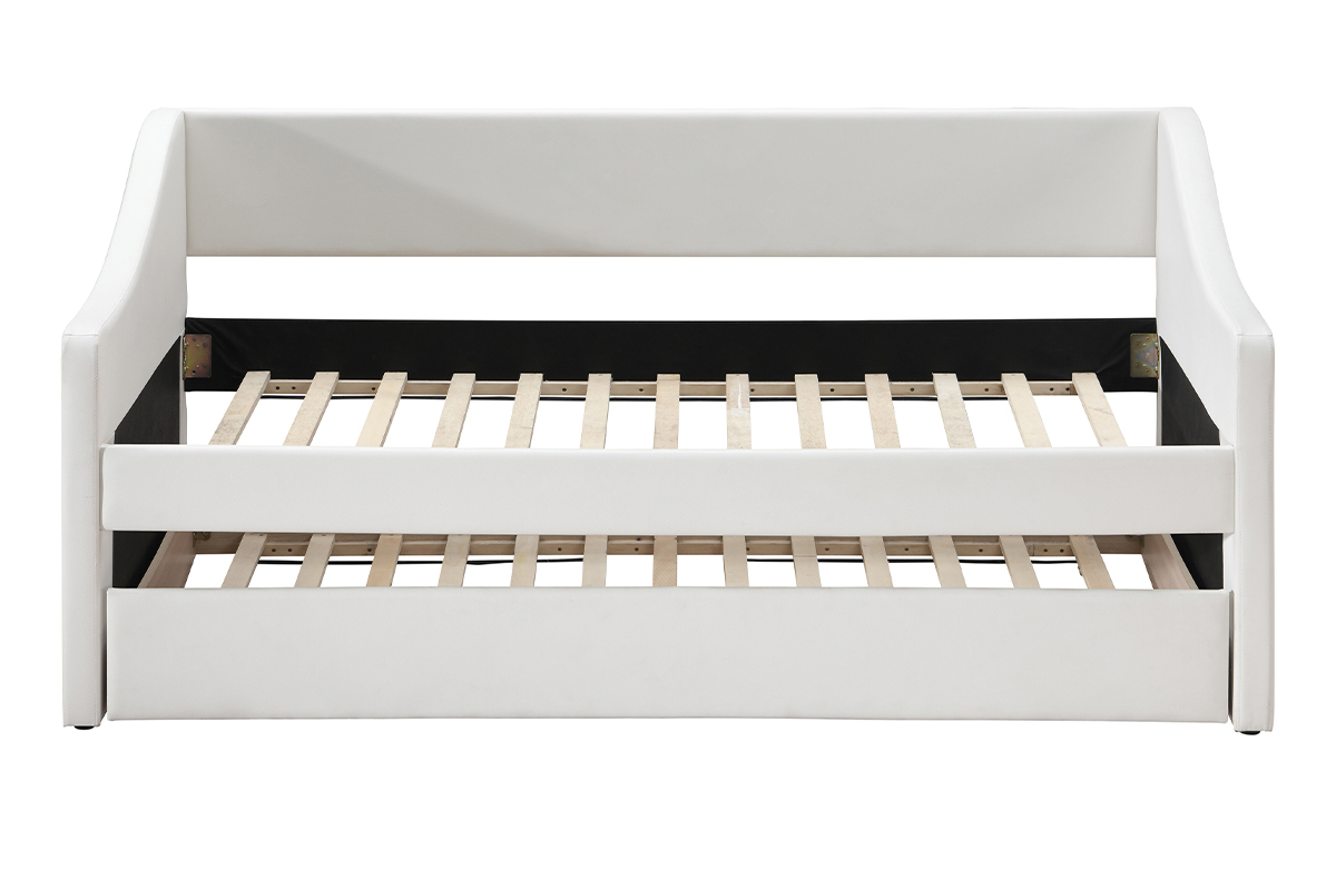 Cama nido infantil de poliuretano blanco BEKKER