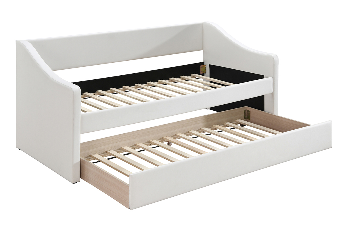 Cama nido infantil de poliuretano blanco BEKKER