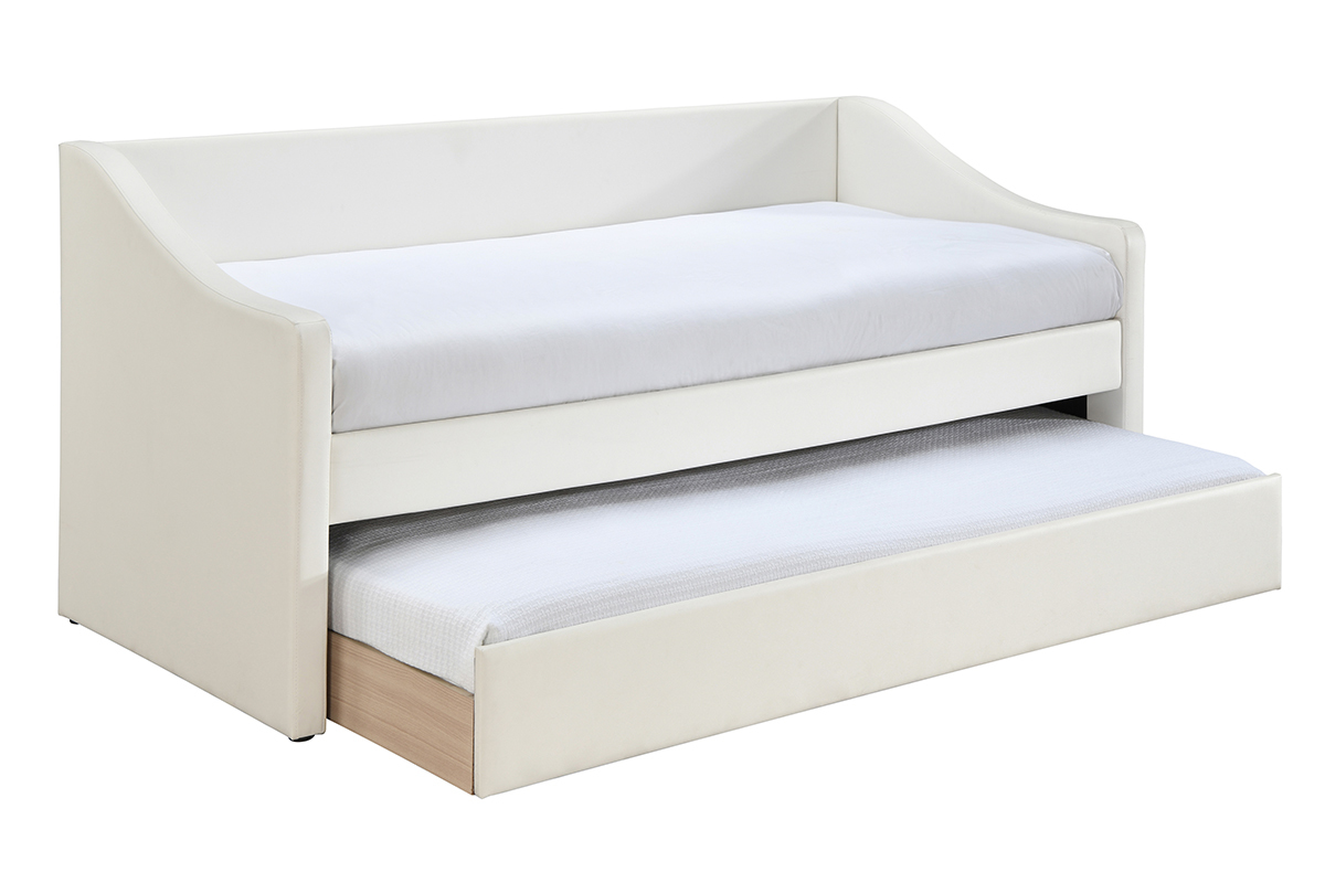 Cama nido infantil de poliuretano blanco BEKKER