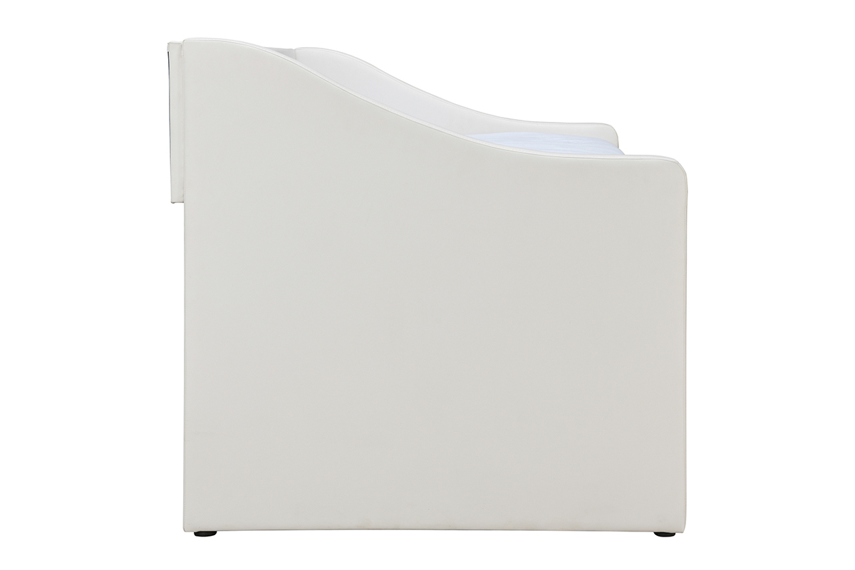 Cama nido infantil de poliuretano blanco BEKKER