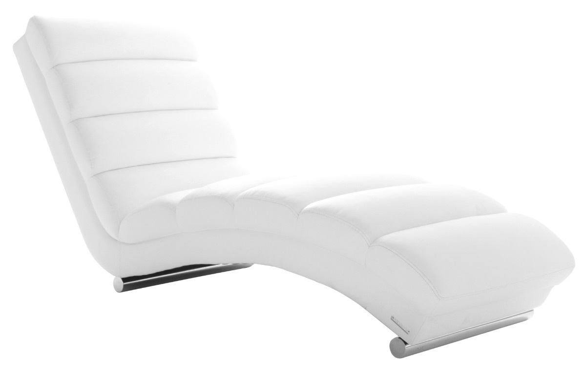 Chaise Longue de diseo blanca TAYLOR