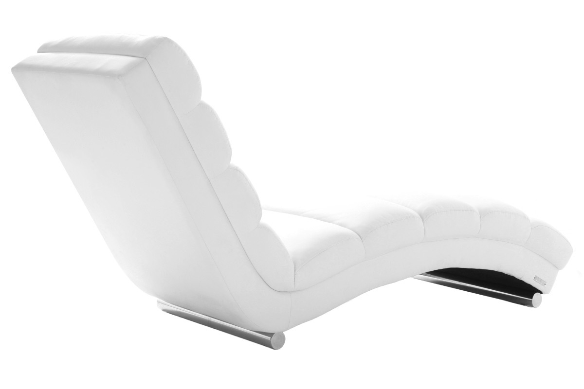 Chaise Longue de diseo blanca TAYLOR