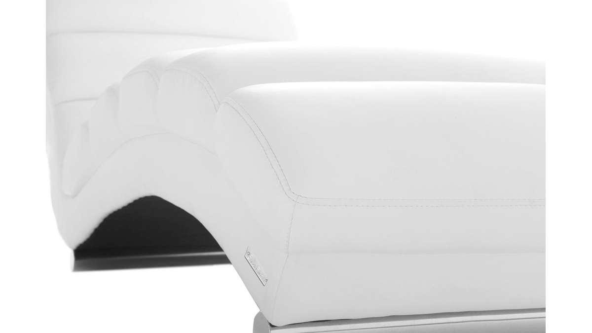 Chaise Longue de diseño blanca TAYLOR