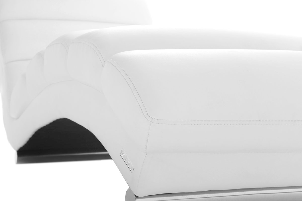 Chaise Longue de diseo blanca TAYLOR