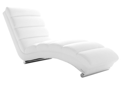 Chaise Longue de dise&ntilde;o blanca TAYLOR