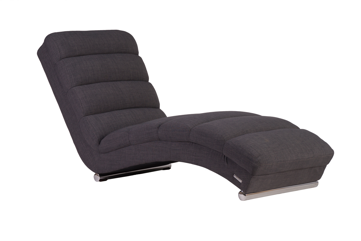 Chaise Longue de diseo grisTAYLOR