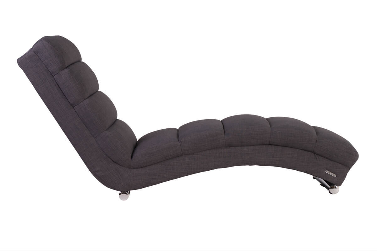 Chaise Longue de diseo grisTAYLOR