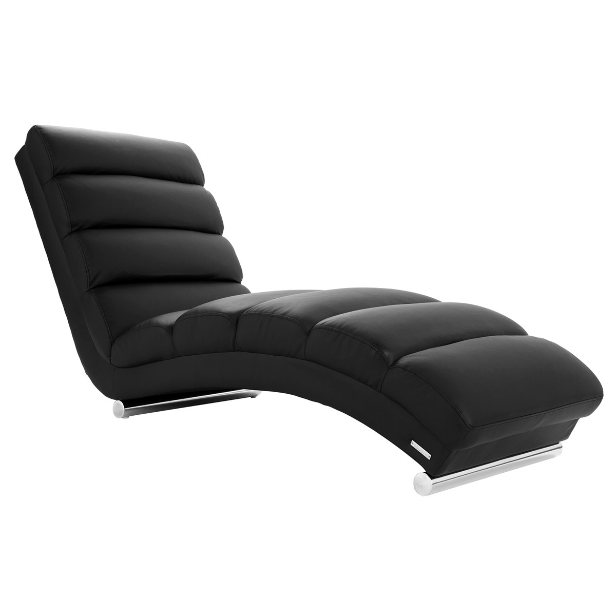 Chaise Longue de diseño negra TAYLOR