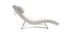Chaise longue diseño blanco MONACO