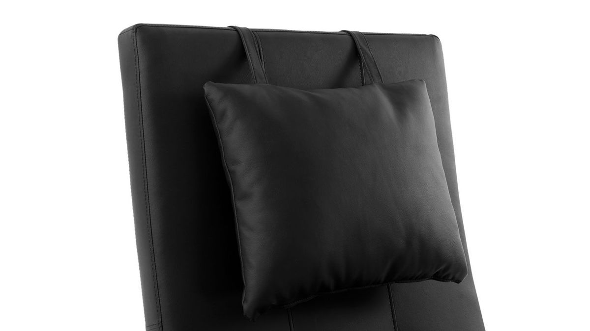 Chaise longue diseño negro MONACO