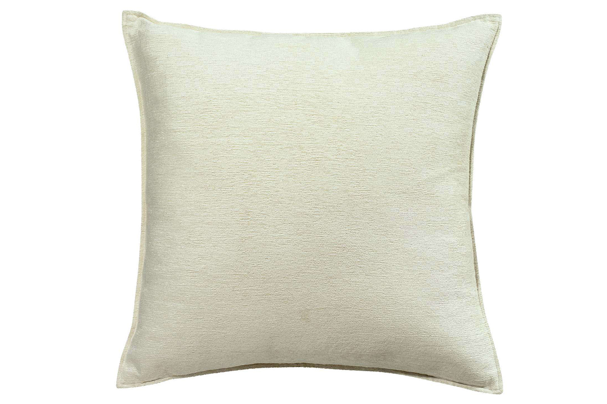 Cojn en terciopelo blanco 60 x 60 cm ALOU