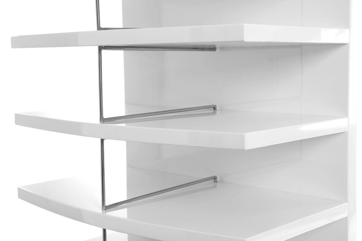 Columna de almacenaje blanca diseo