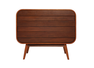 C&oacute;moda de dise&ntilde;o nogal 3 cajones BJORG