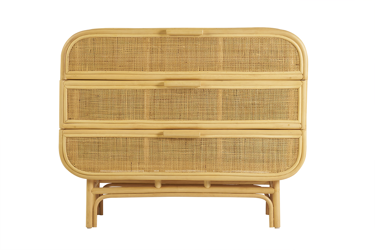 Cmoda de ratn de 3 cajones L100 cm LUWAK
