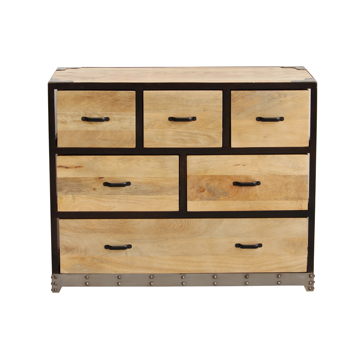 Cómoda industrial madera maciza INDUSTRIA