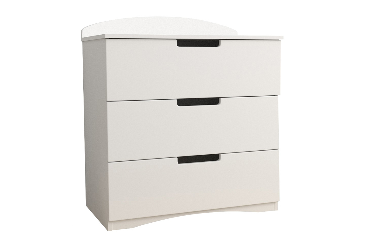 Cmoda infantil 3cajones blanca 81cm ANTONIN
