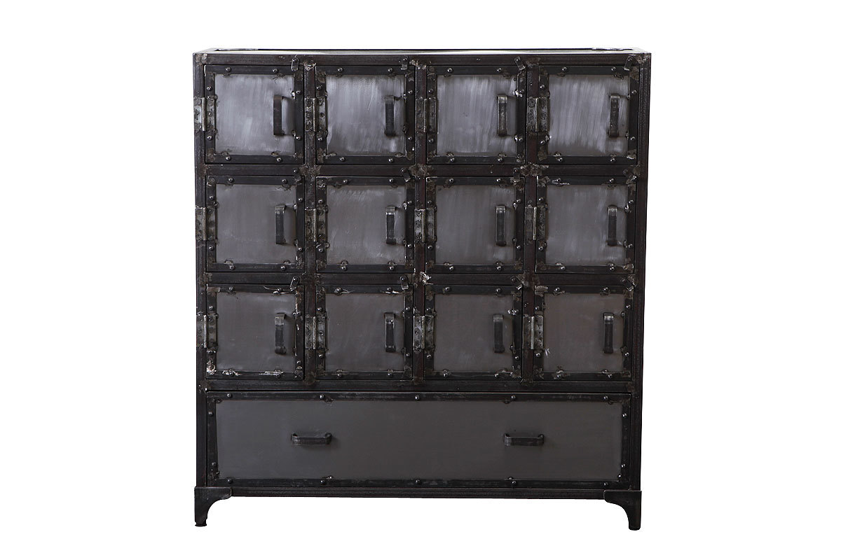 Cmoda / mueble cajonero industrial metal FACTORY XL