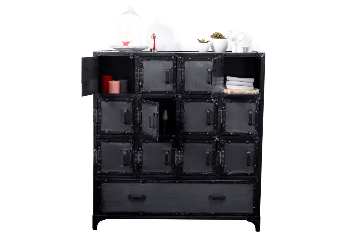 Cmoda / mueble cajonero industrial metal FACTORY XL