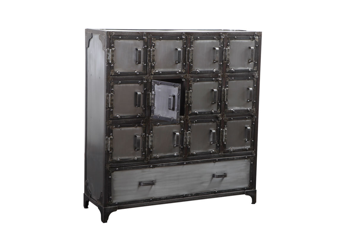 Cmoda / mueble cajonero industrial metal FACTORY XL