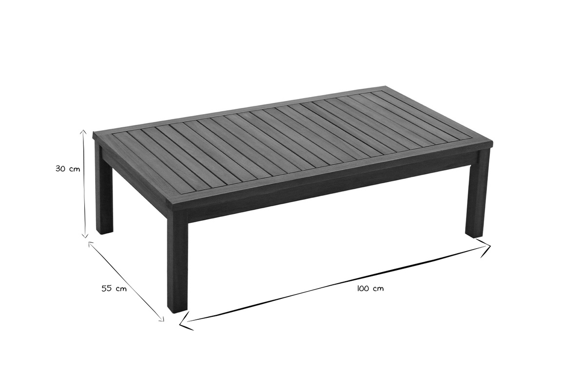 Conjunto de jardn esquinero de madera maciza con cojines de color topo desenfundables BELIZE