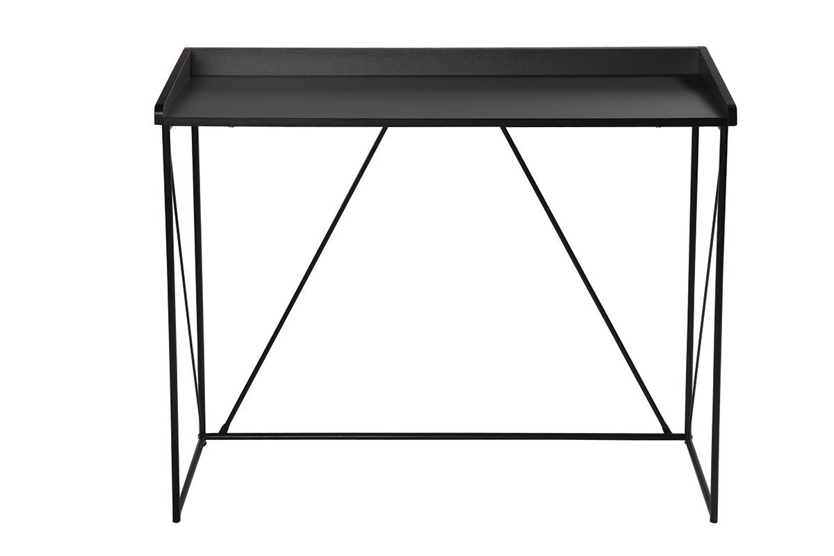 Consola diseo gris y negro L100 cm WALT