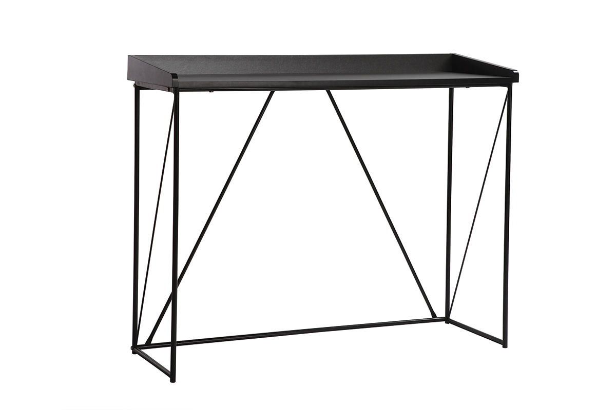 Consola diseo gris y negro L100 cm WALT