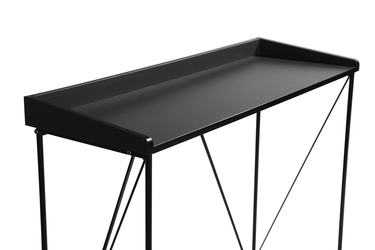 Consola diseo gris y negro L100 cm WALT