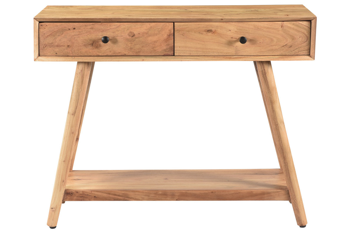 Consola en acacia L100 cm MEEKO