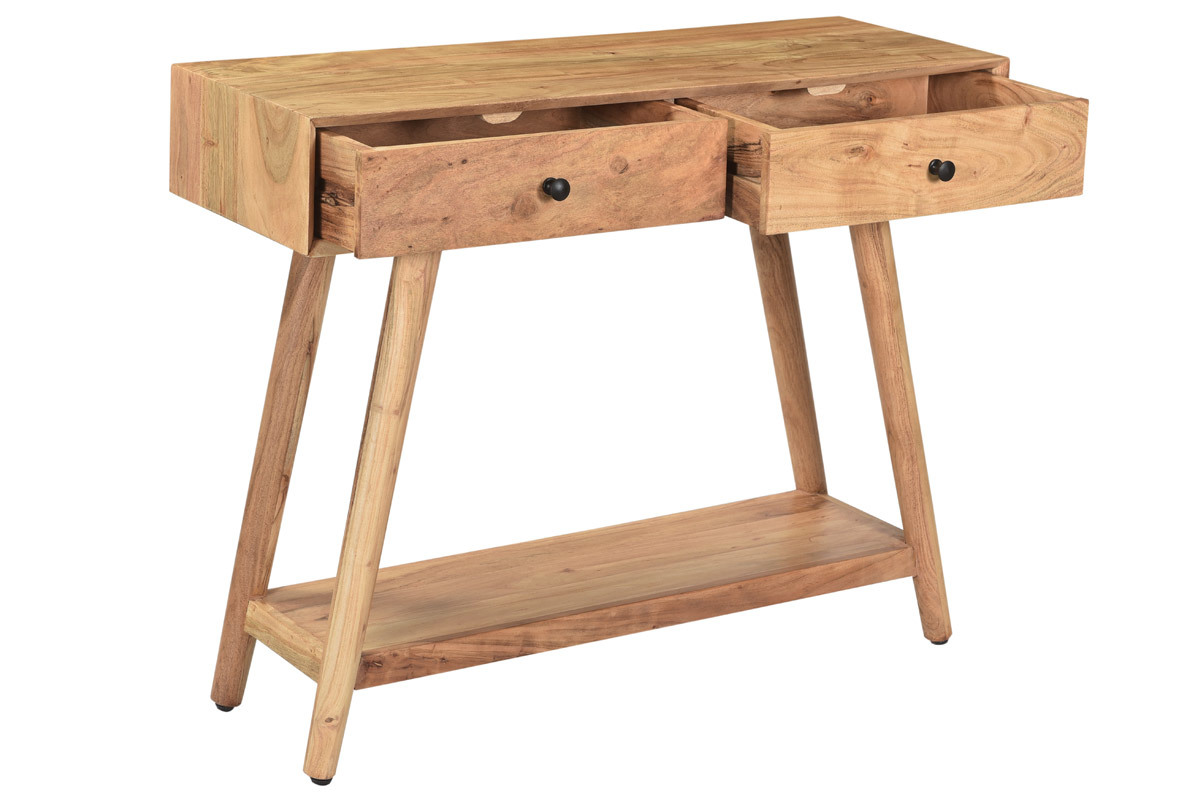 Consola en acacia L100 cm MEEKO