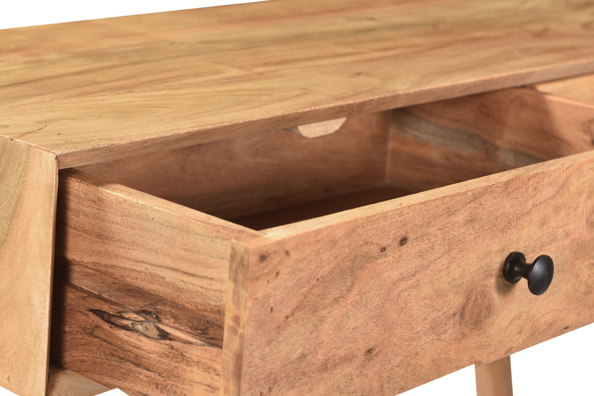 Consola en acacia L100 cm MEEKO