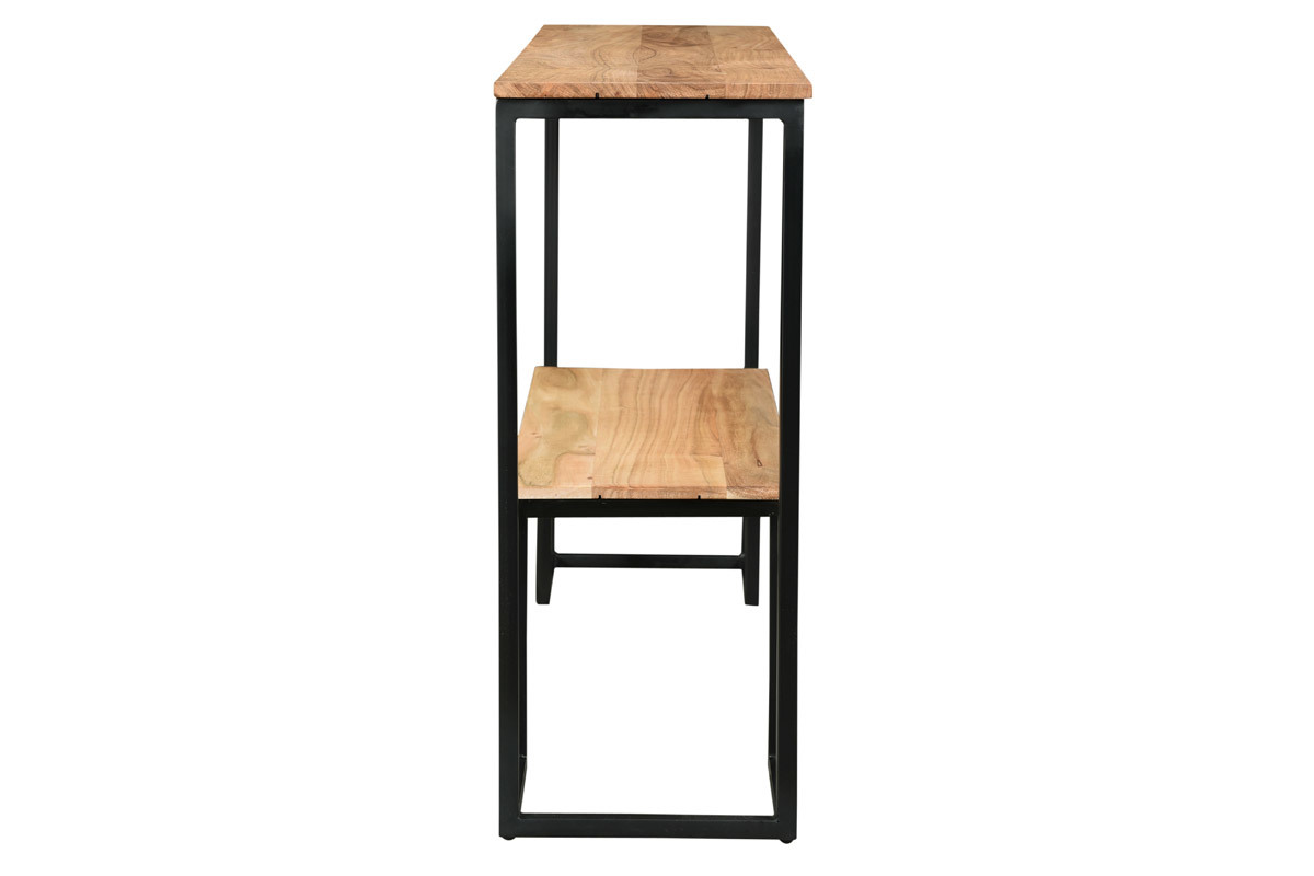 Consola en acacia y metal L115 cm GRENELLE