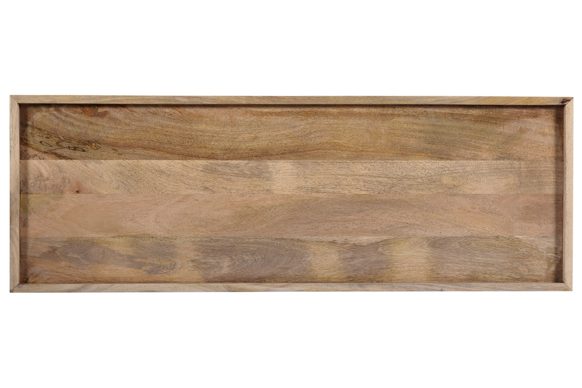 Consola en mango y metal negro L110 cm FRAME