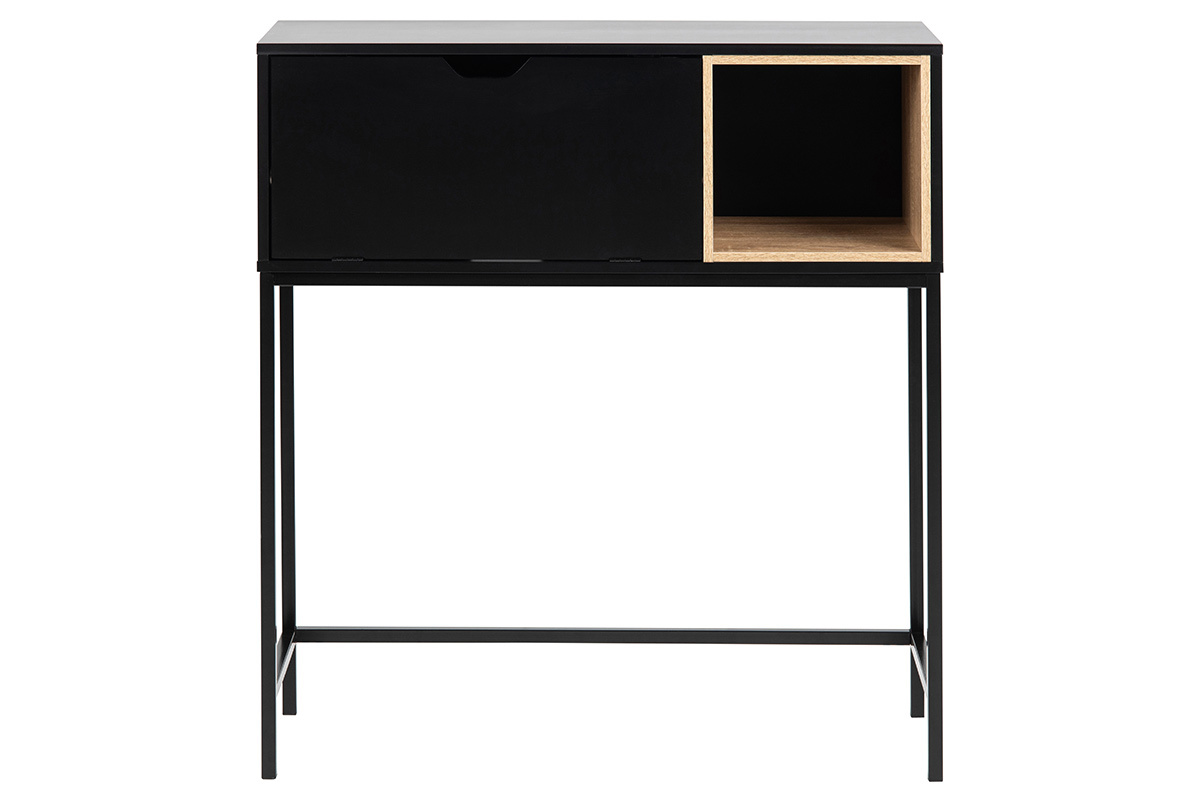 Consola industrial madera y metal YSTE