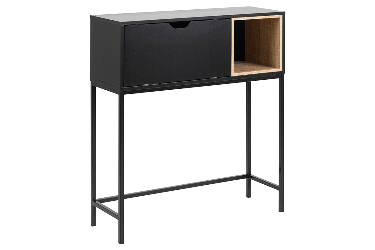 Consola industrial madera y metal YSTE