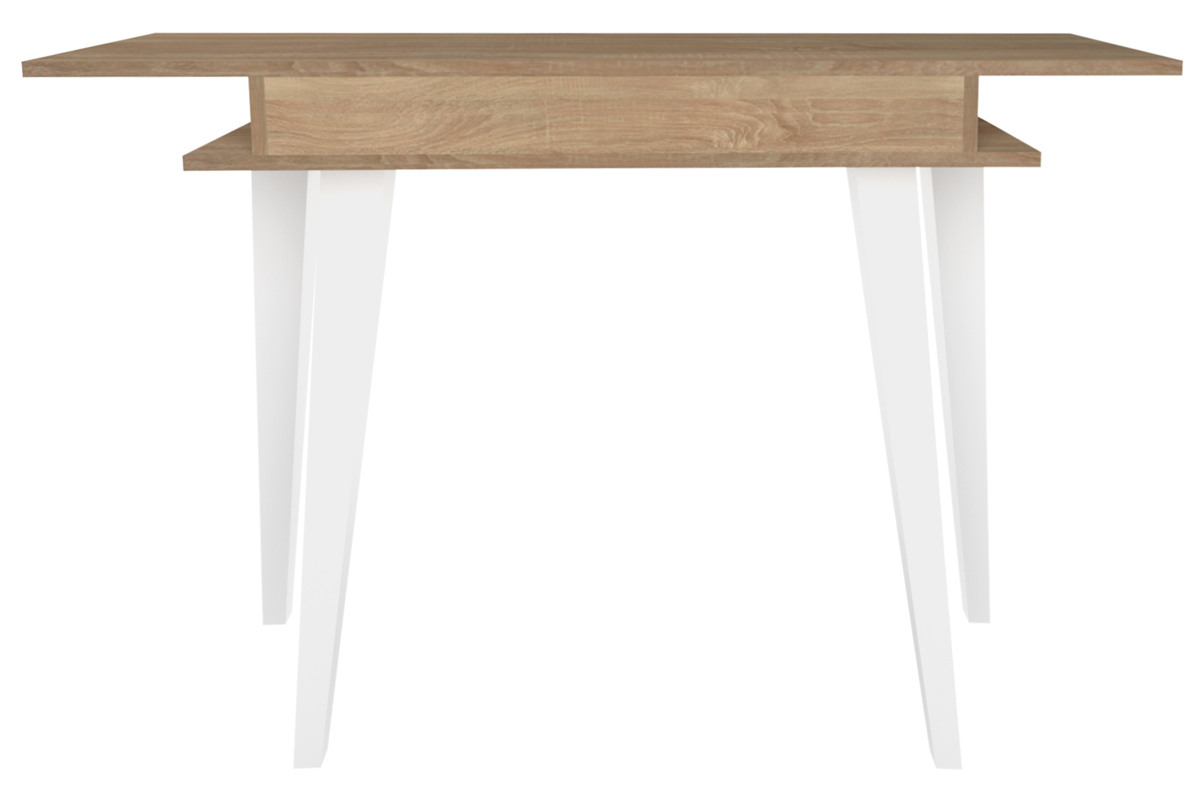 Consola nrdica madera y blanco ORIGAMI