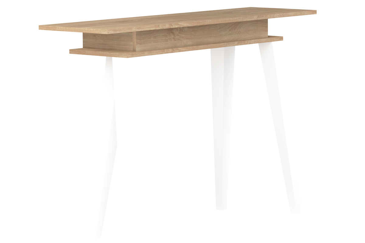 Consola nrdica madera y blanco ORIGAMI