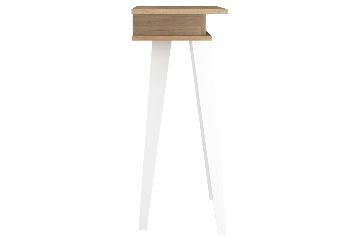 Consola nrdica madera y blanco ORIGAMI