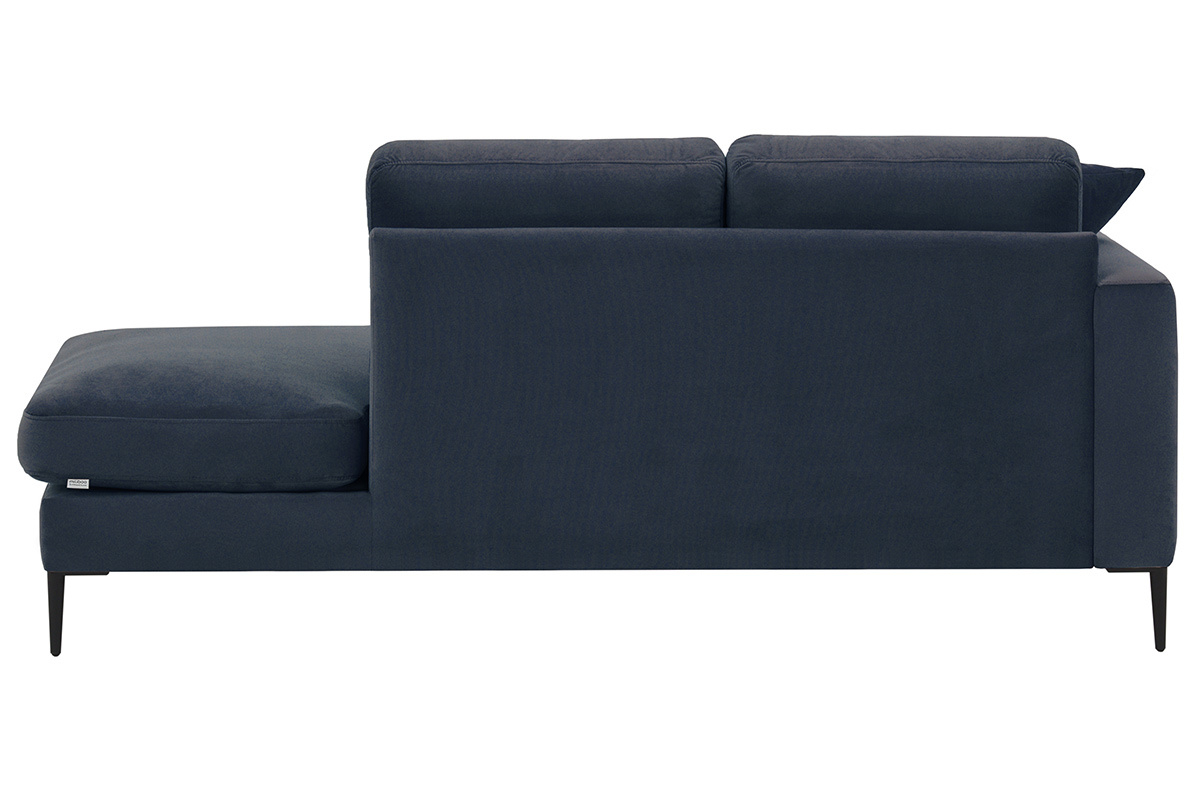 Divn en terciopelo azul COZY