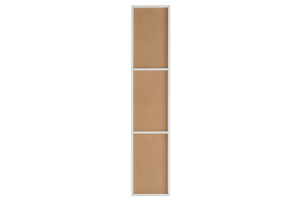 Elemento de pared TV COLORED horizontal o vertical Lacado Blanco