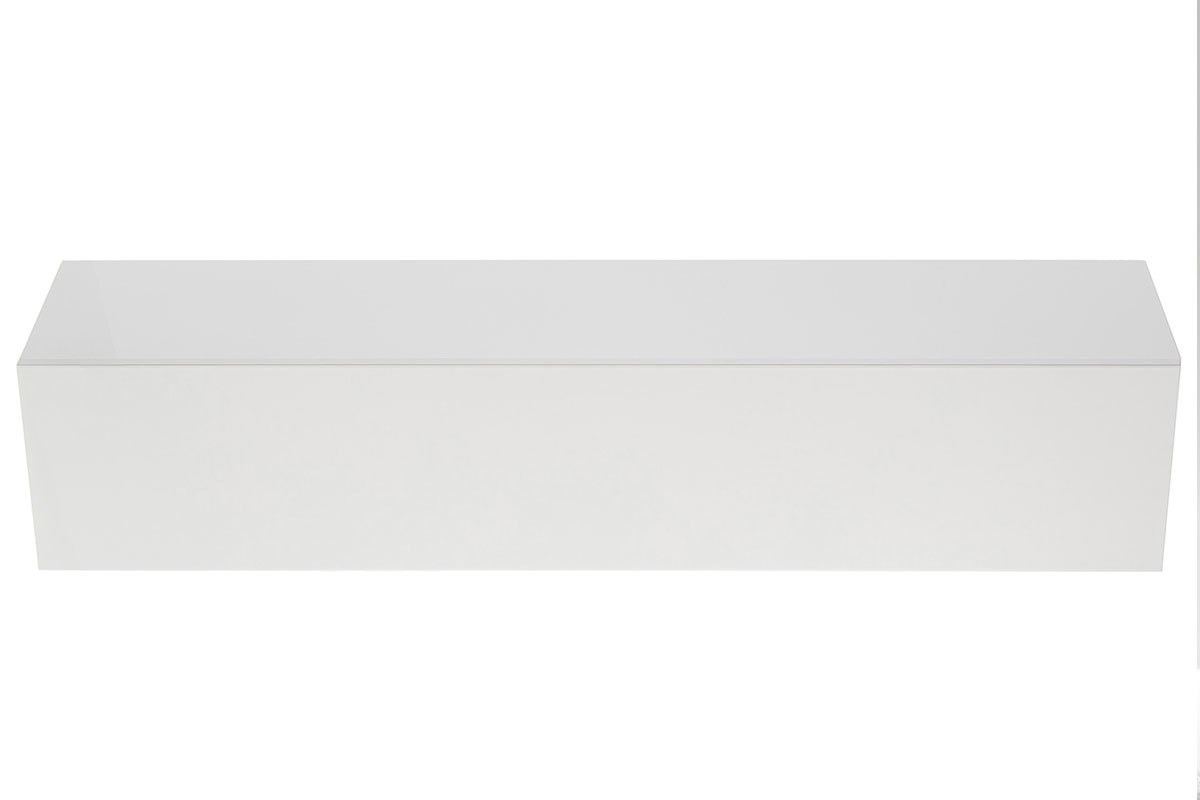 Elemento de pared TV COLORED horizontal o vertical Lacado Blanco
