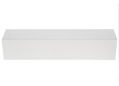 Elemento de pared TV COLORED horizontal o vertical Lacado Blanco