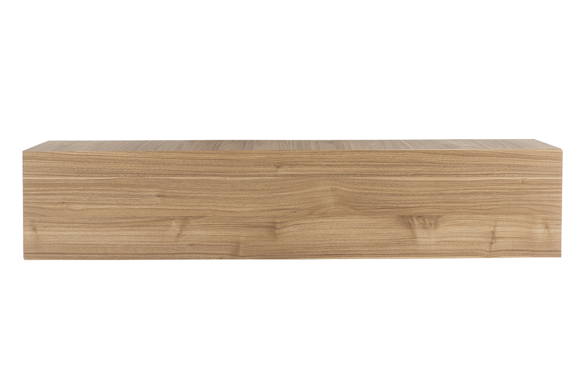 Elemento de pared TV horizontal nogal claro ETERNEL