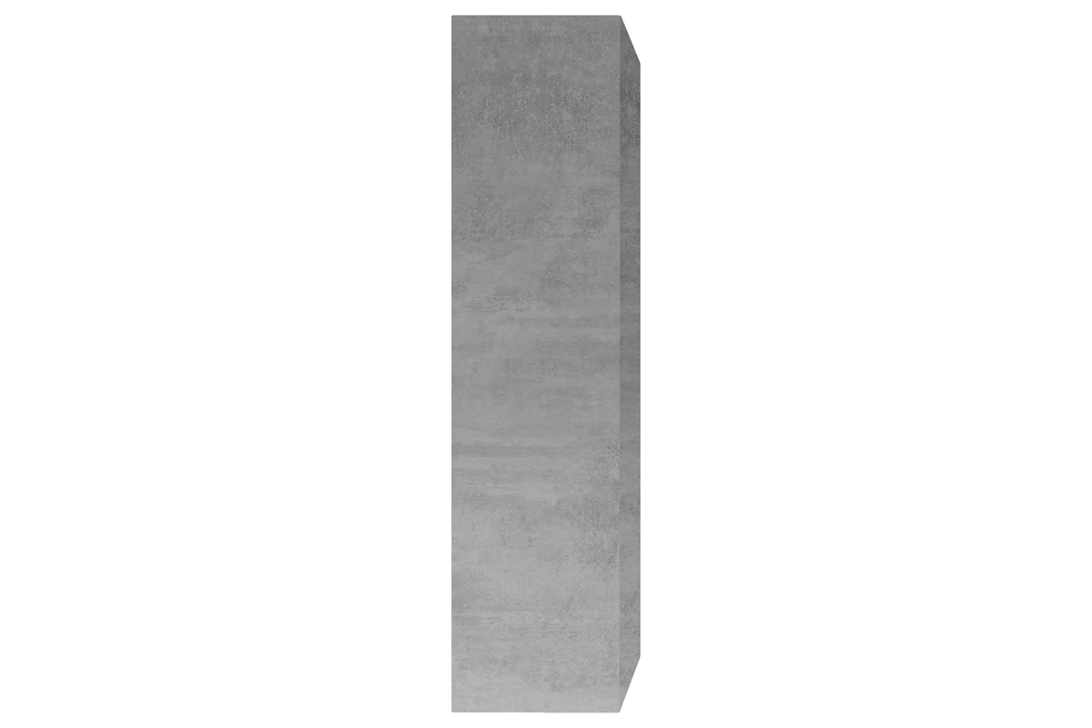 Elemento de pared TV vertical acabado cemento ETERNEL