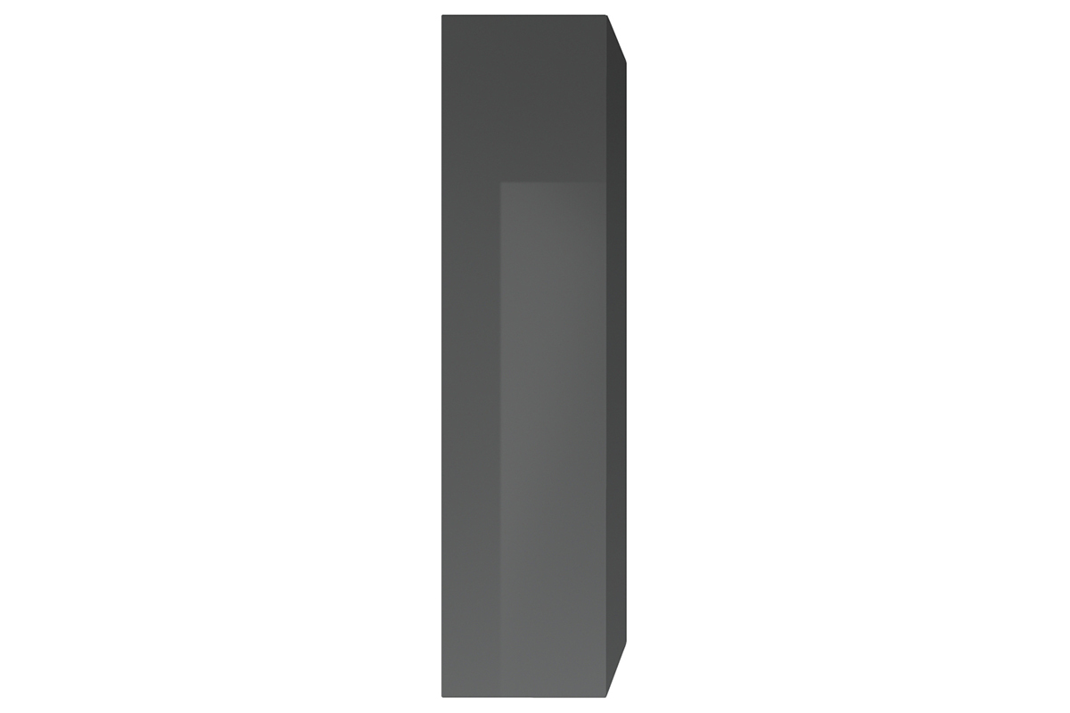 Elemento de pared TV vertical lacado gris ETERNEL